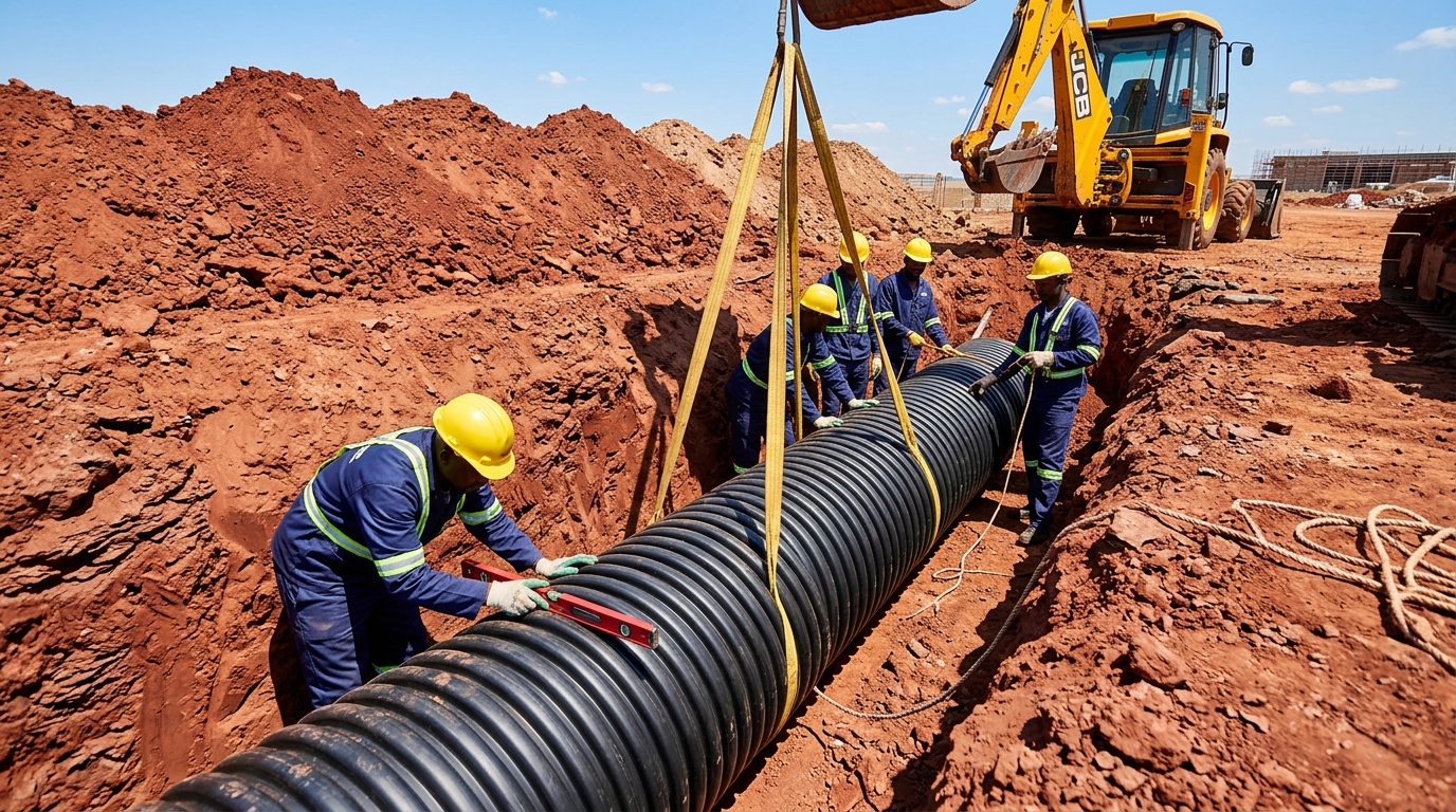 Sewer and stormwater pipelines