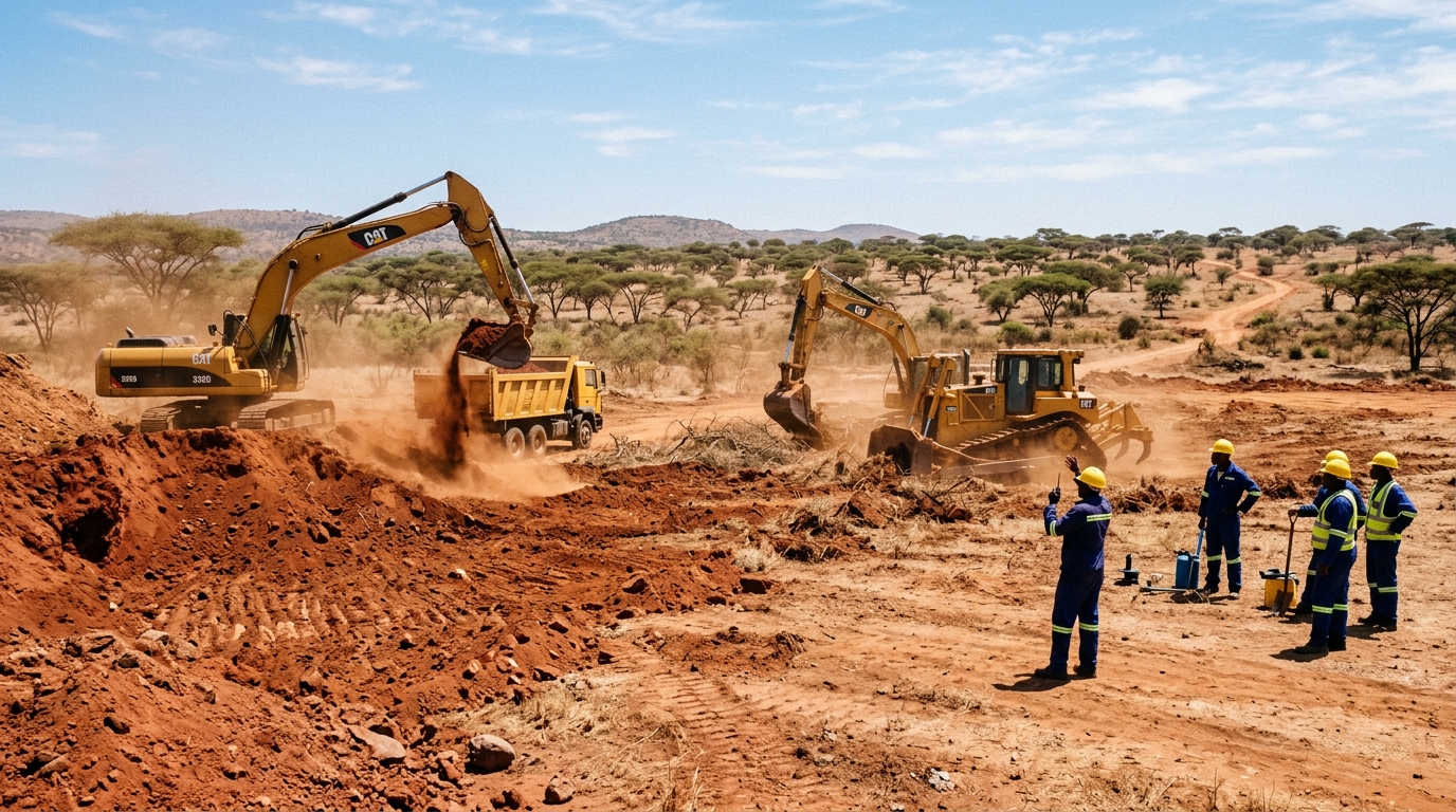Site clearance and mass earthworks