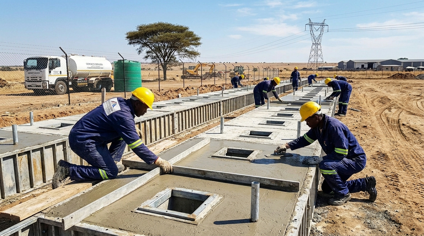 Concrete panel construction