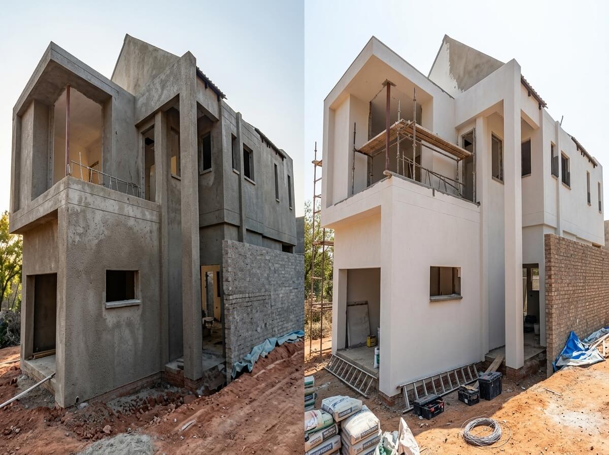 Commercial and industrial building project