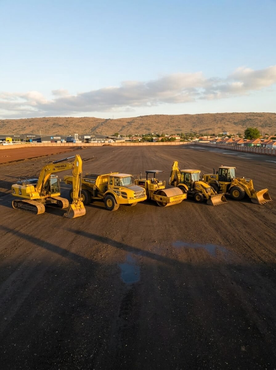 Makhaswa construction plant and machinery fleet